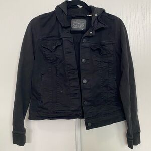 Levi black denim jacket